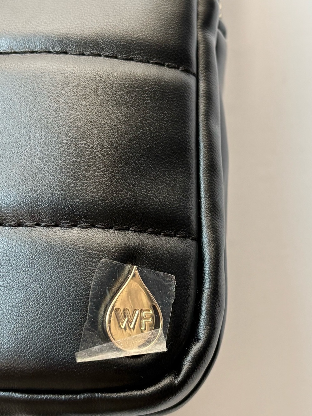 Wander Black Quilted PU Belt Bag with Gold Hardware - Picture 3 of 14